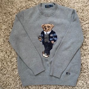 POLO RALPH LAUREN BEAR KNIT SWEATER